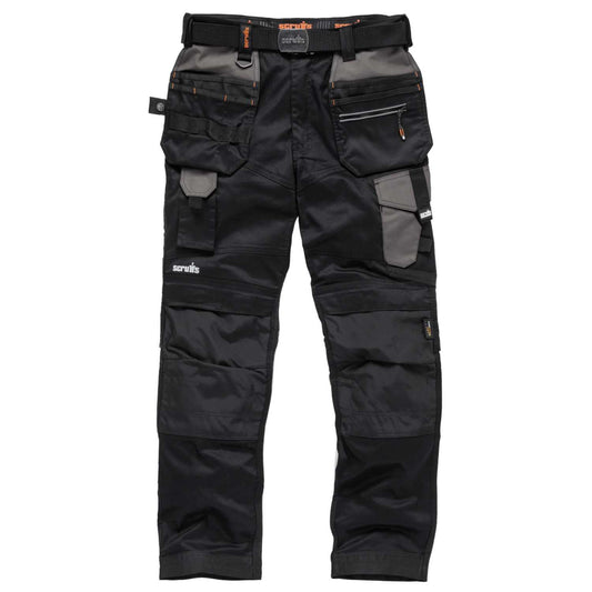 Scruffs 34W Pro Flex Holster Trousers Black