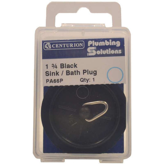 CENTURION PA65P SINK PLUG 1 3/4" BLACK
