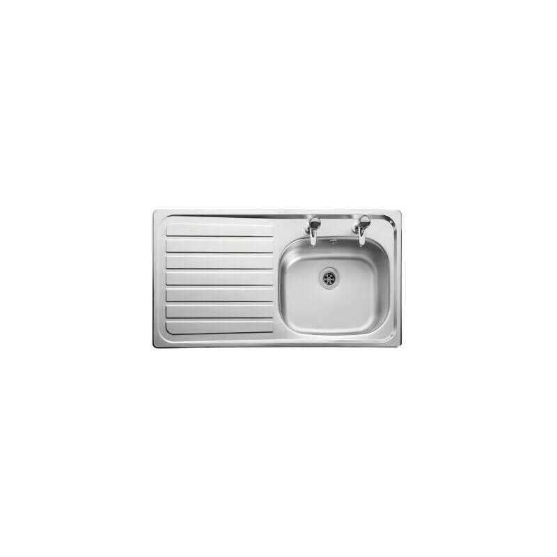 LEISURE LN95L/ LEXIN L/H 1 BOWL 0.9 GAUGE SINK 950 x 508mm SATIN STAINLESS STEEL