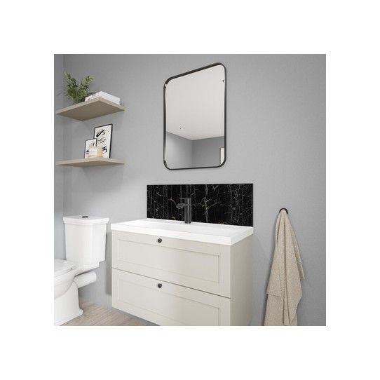 WETWALL ALLOY UPSTAND 4 x 250 x 800mm NERO PORTORO 14000063