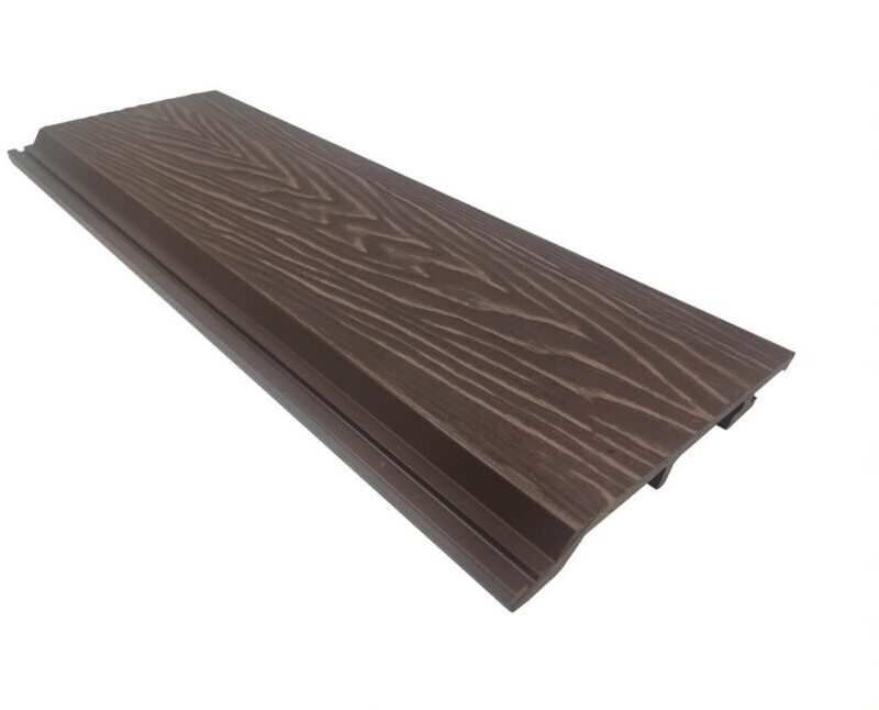 COMPLETE COMPOSITE DEEP WOODGRAIN CLADDING CLICKCLAD 145 x 21 x 3600mm BROWN CCWCLADB