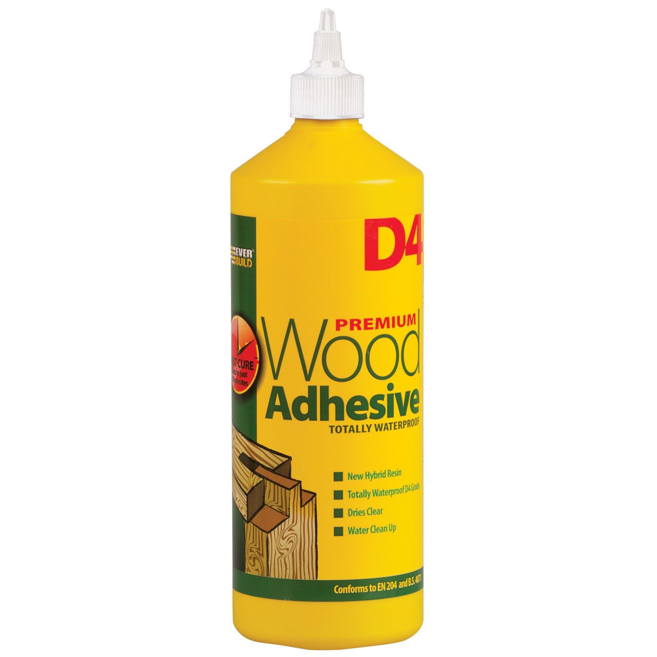 Everbuild D4 Solvent Free Industrial Wood Adhesive 1L D41