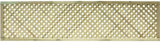 GRANGE LILLAT12 LILLESHALL LATTICE TRELLIS 1.2 x 1.83m GREEN