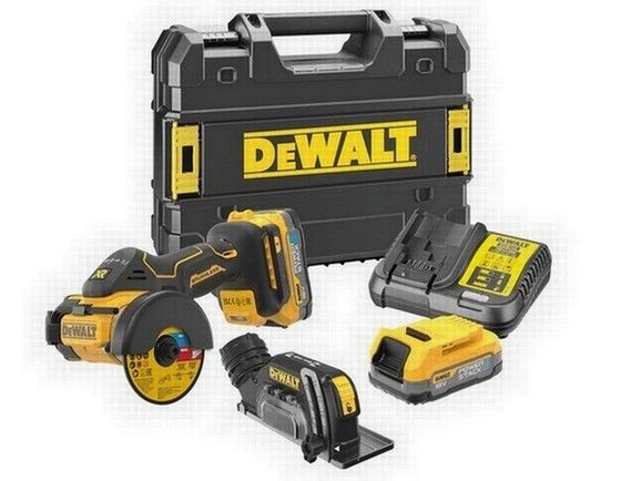 DeWalt 18V Xr Brushless 76mm Cut Off Tool Kit 2 x Compact Powerstac | DCS438E2T-GB
