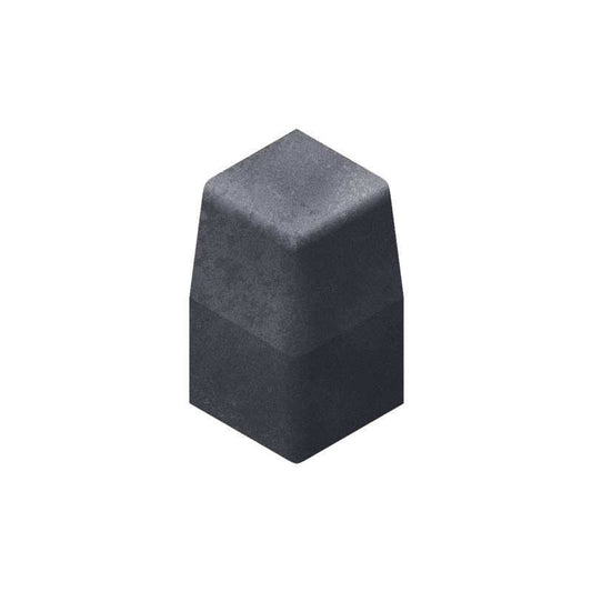 PLASMOR PLASPAVE PAVIOURS EXTERNAL CORNERS KL CHARCOAL CHAMFERED (WESTERN) HGHPKCLHBE