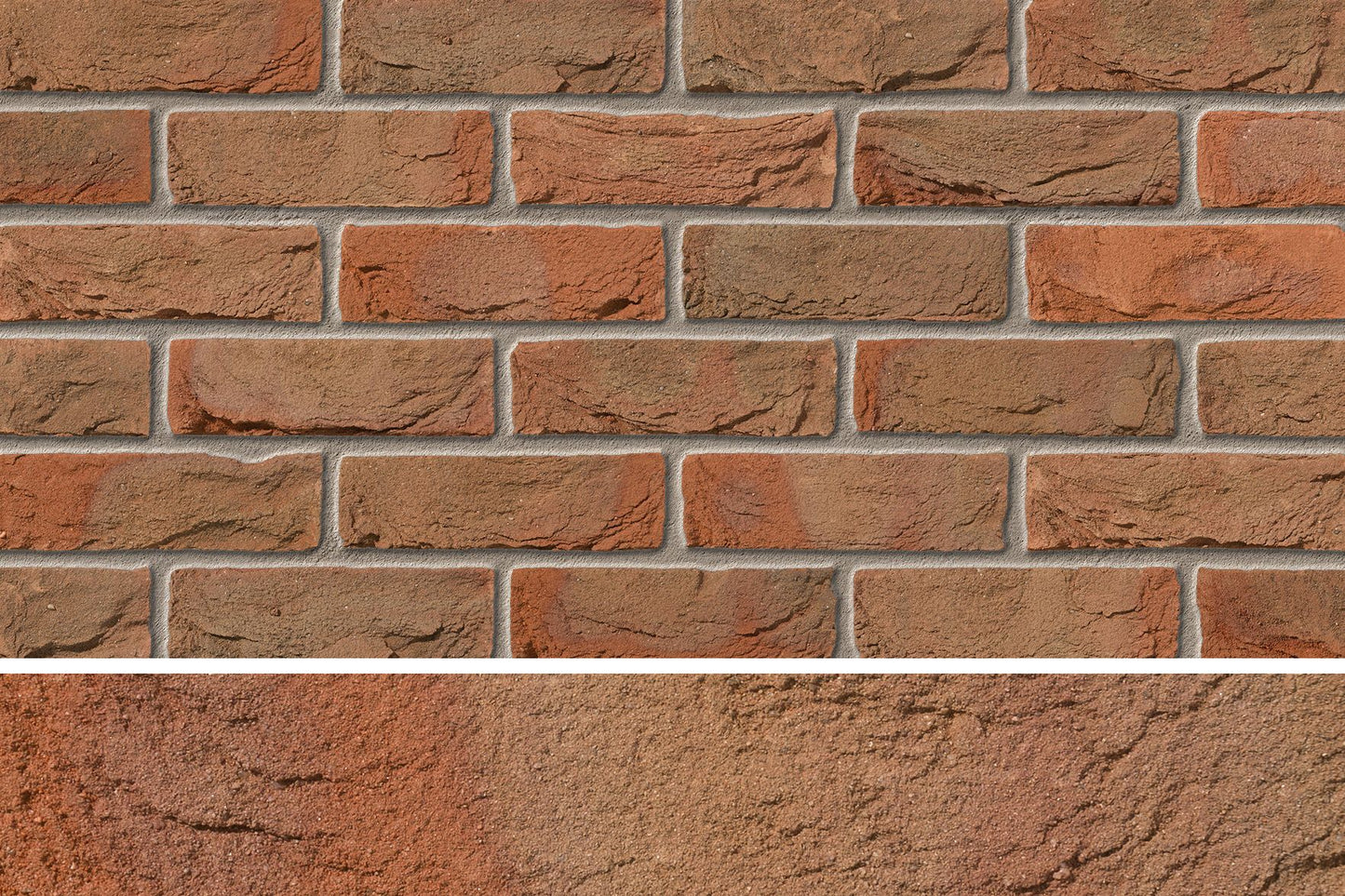 IBSTOCK LEICESTER GROSVENOR AUTUMN FLAME BRICK 65mm (86 PER LEG) A0176A