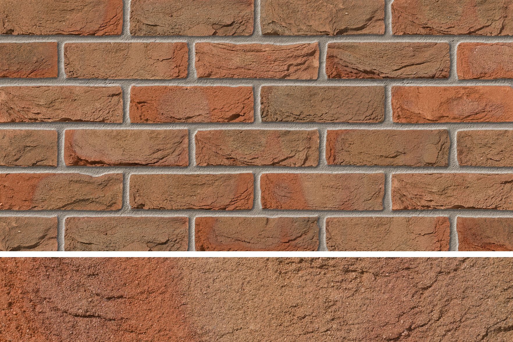 IBSTOCK LEICESTER GROSVENOR AUTUMN FLAME BRICK 65mm (86 PER LEG) A0176A
