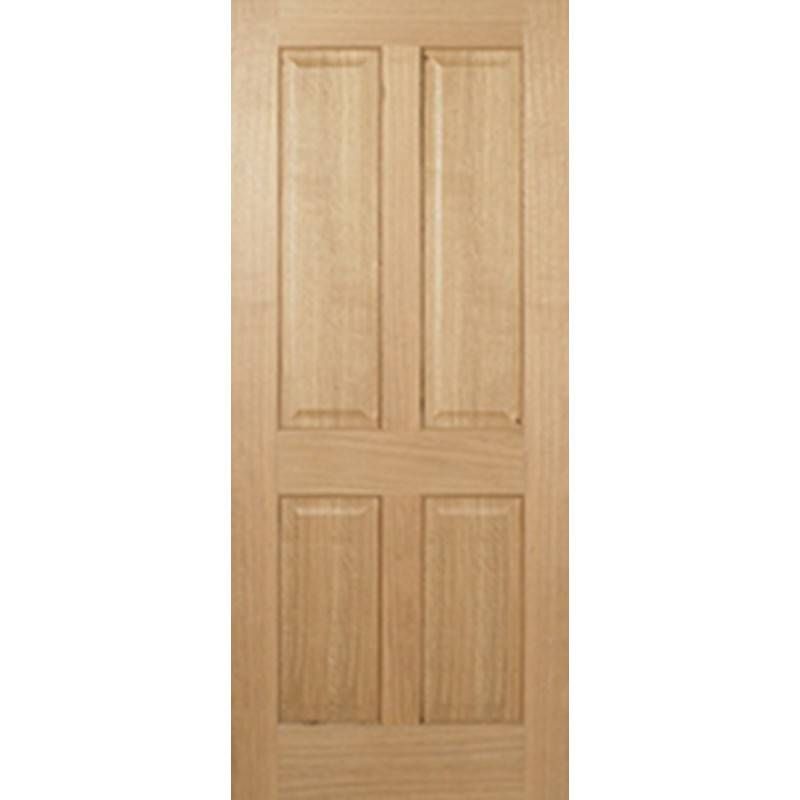 LPD OAK REGENCY 4 PANEL INTERNAL DOOR 78 x 30" 1981 x 762 x 35mm OREG4P30