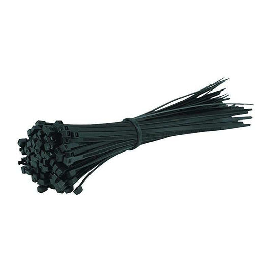 UNICRIMP CABLE TIE 300 x 4.8mm BLACK QTB300S