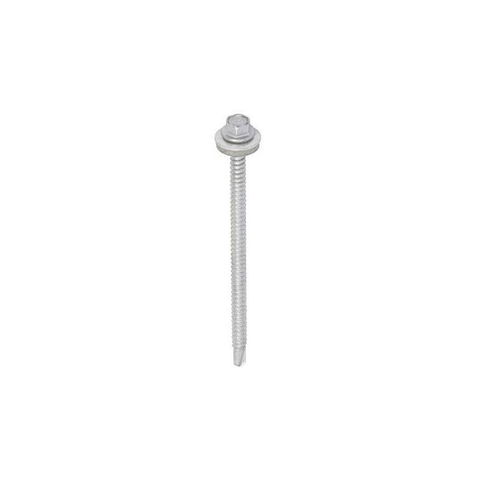 TIMCO SELF DRILLING ROOFING SCREWS WITH WASHERS 5.5 x 100mm (BOX 100) L100W16B
