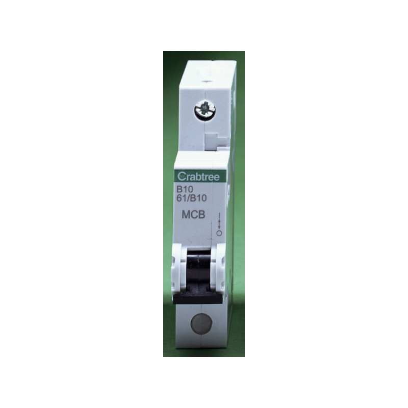 CRABTREE 61/B10 1-POLE TYPE B MCB 10a