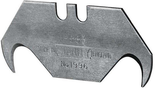 STANLEY STA011983 1996B HOOKED KNIFE BLADES (PACK 5)