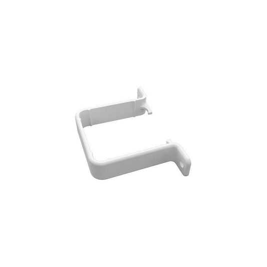 FREEFLOW SQUARE PIPE CLIP (FLUSH) WHITE FRS536