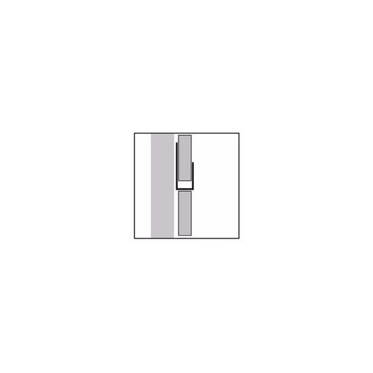 FREEFOAM GEOPANEL PVC END U 2.7m x 6.2mm SILVER GET8UTSI
