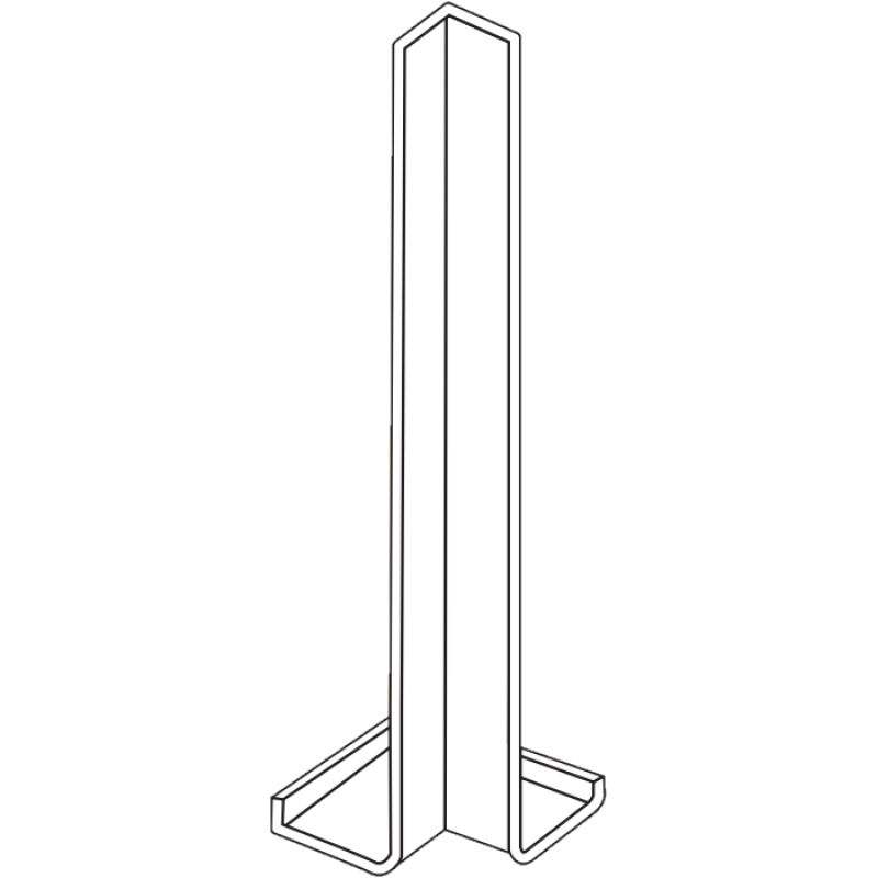 EAVEMASTER 300MM FASCIA INTERNAL ANGLE WHITE EAP1