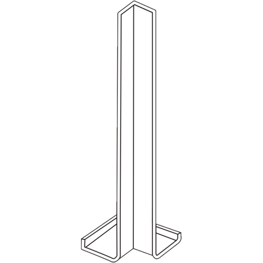 EAVEMASTER 300MM FASCIA INTERNAL ANGLE WHITE EAP1