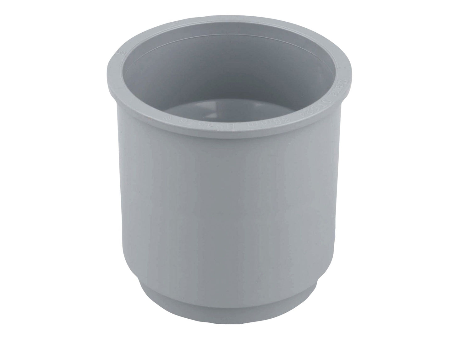 OSMA 0T024 ROUND PVCU PIPE CONNECTOR 68mm 0T024G GREY