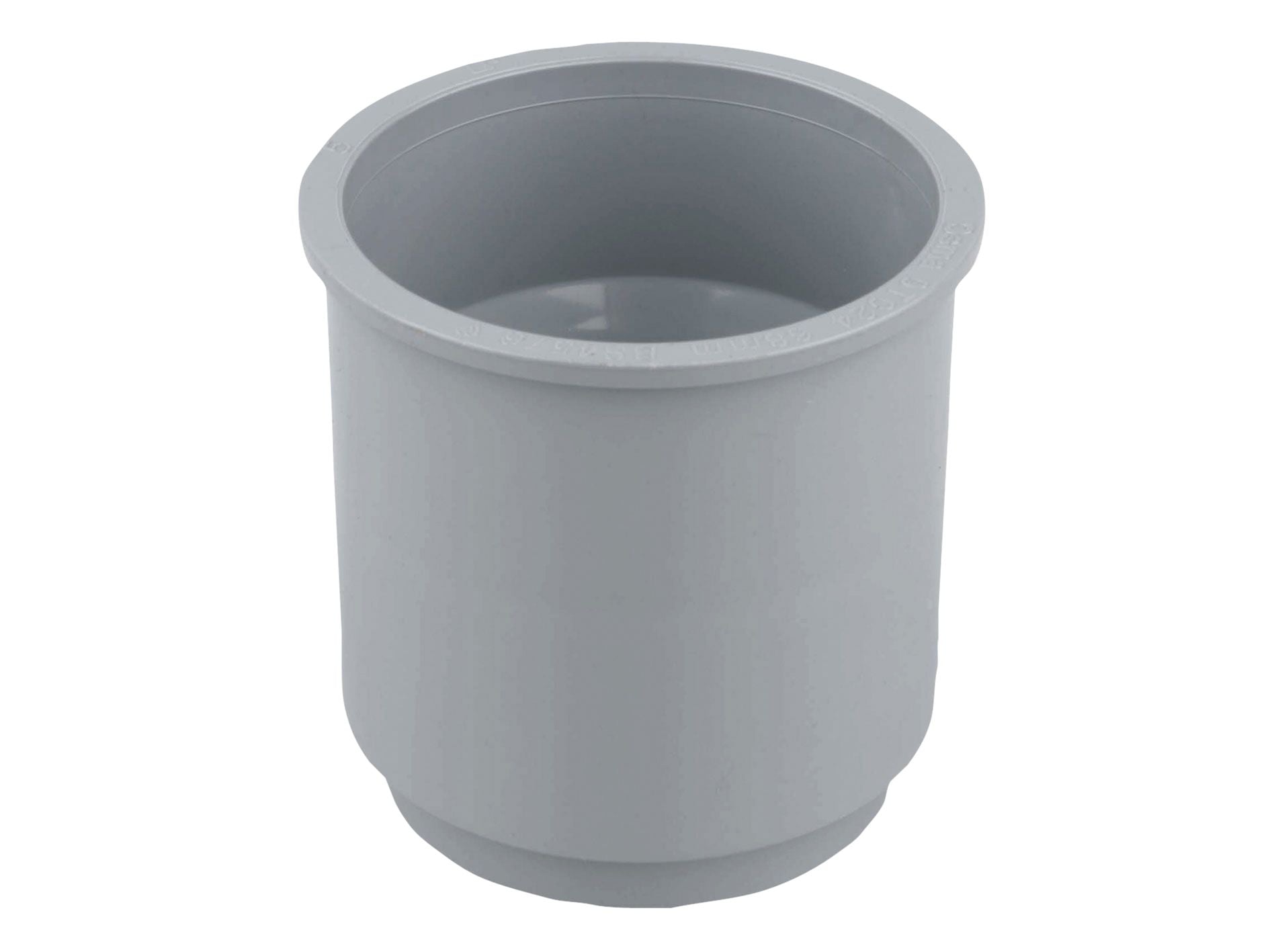 OSMA 0T024 ROUND PVCU PIPE CONNECTOR 68mm 0T024G GREY