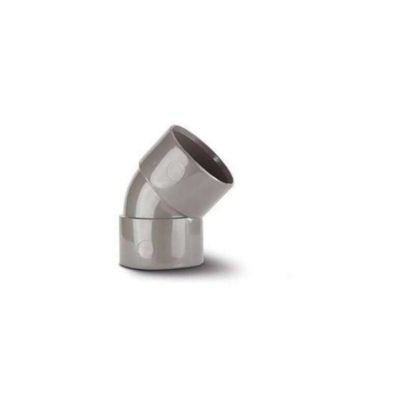 POLYPIPE ABS OBTUSE BEND 40mm x 45deg WS18 WS18G GREY