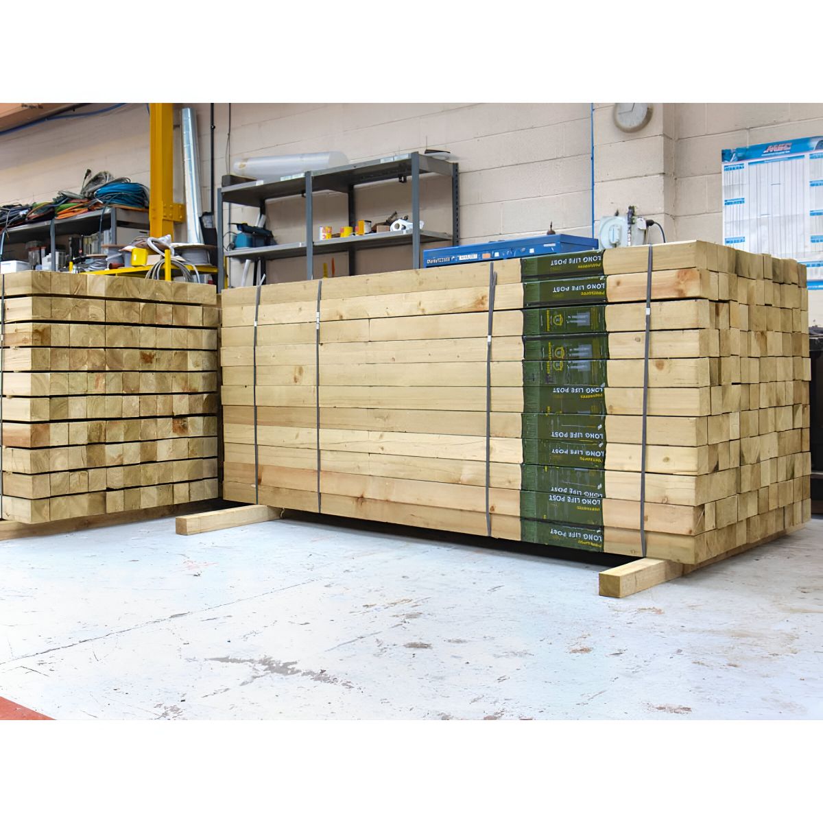 POSTSAVER TIMBER FENCE POST 75 x 75 x 1800mm (HOME DELIVERY) PSP75mm1.8
