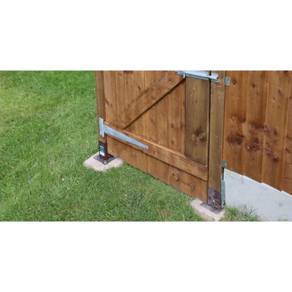 PERRY POST BOLT DOWN SUPPORT 75 x 75mm BROWN 47050075BR