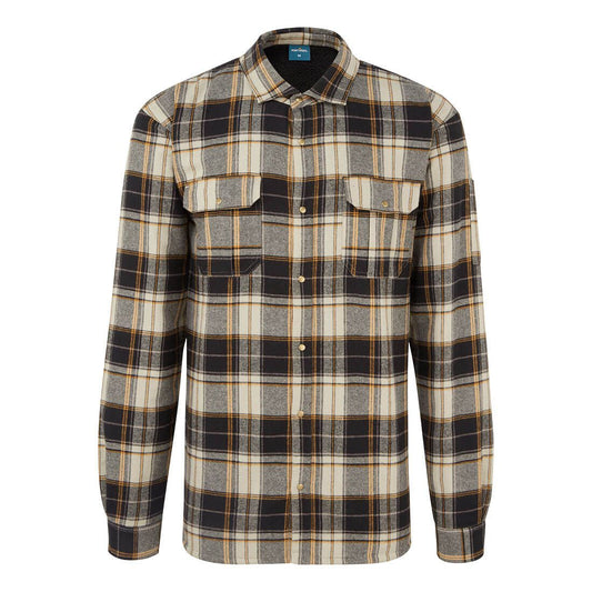KA3 Sherpa Lined Check Shirt, L, R, Black