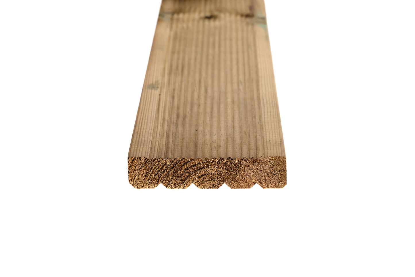 32mm x 150mm Softwood Grooved Reversible Decking Board 4800mm