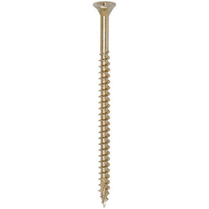 TIMCO STRONG-FIX MULTI-PURPOSE PZ2 CSK SCREWS 5.0 x 90mm (BOX 100) YELLOW 50090C2