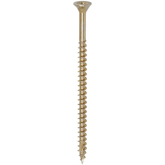 TIMCO STRONG-FIX MULTI-PURPOSE PZ2 CSK SCREWS 5.0 x 90mm (BOX 100) YELLOW 50090C2