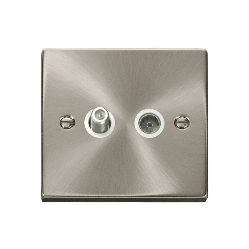 CLICK VPSC170WH 1 GANG SAT COAXIAL SOCKET
