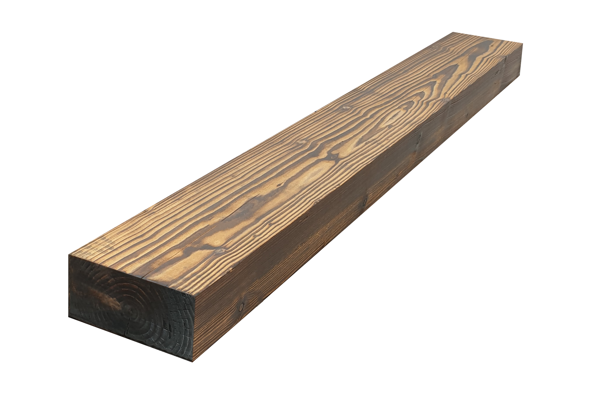 BSW 125 x 250mm x 2.4m CHARRED UC3 BROWN TREATED FSC