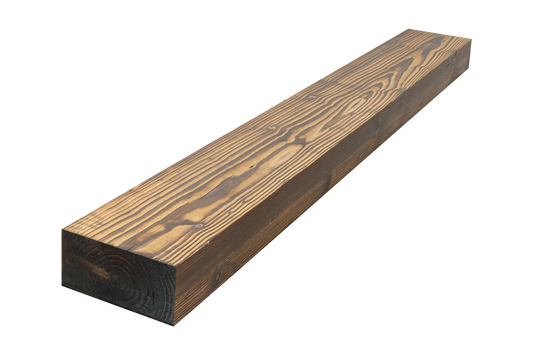 BSW 125 x 250mm x 2.4m CHARRED UC3 BROWN TREATED FSC