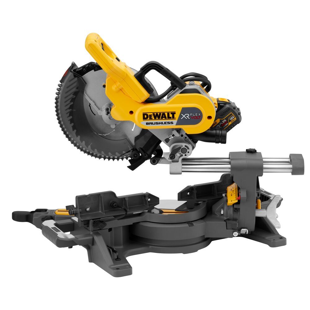 DeWalt 54V FlexVolt Mitre Saw 250mm With 2 x 6.0ah Li-ion Batteries | DCS727T2-GB