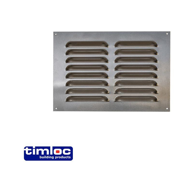 TIMLOC LOUVRE VENTILATOR 9 x 6" ALUMINIUM 1224A