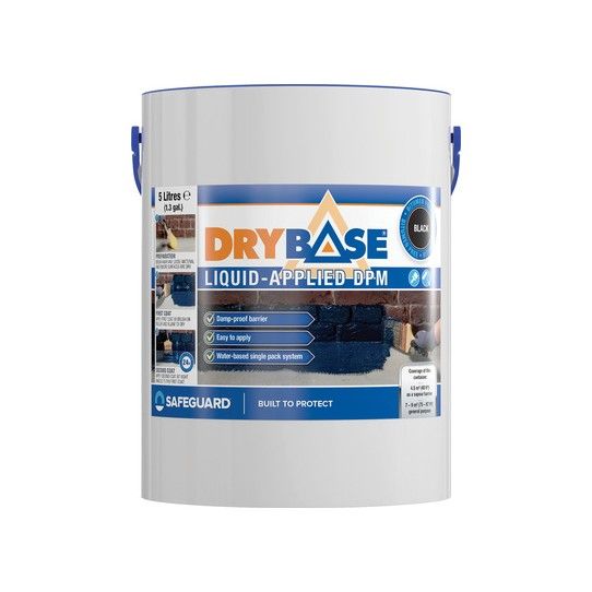 SAFEGUARD DRYBASE BLACK LIQUID APPLIED DPM 5l TK-LVMB5