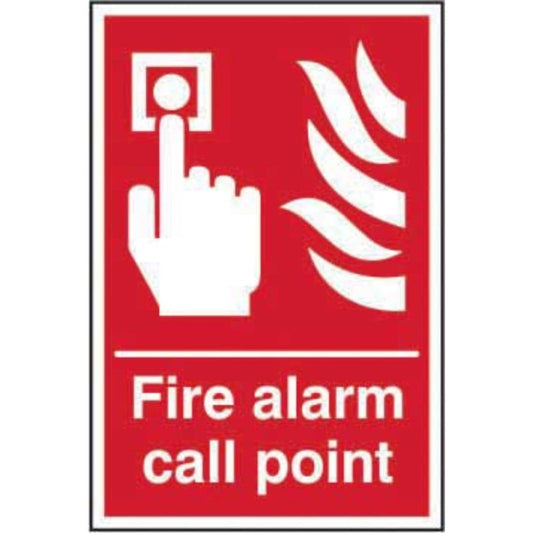 SAV SIGN 200mm WIDE x 300mm FIRE ALARM CALL POINT 12322