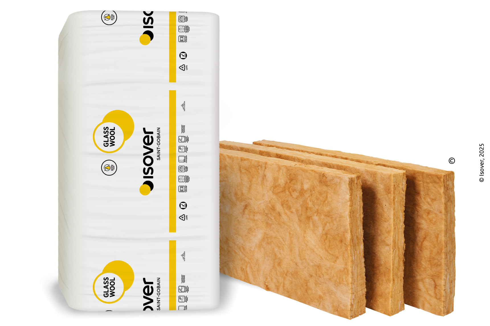ISOVER ACOUSTIC SLAB 1200 x 600 x 100mm 5.76m2 (PACK 8) 5200625437