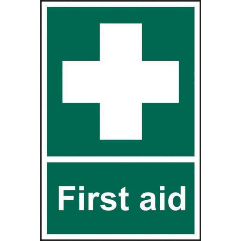 SAV SIGN 200mm WIDE x 300mm FIRST AID 12042