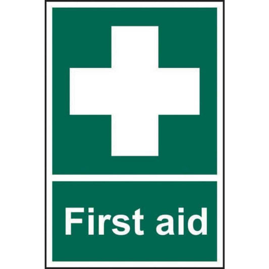 SAV SIGN 200mm WIDE x 300mm FIRST AID 12042