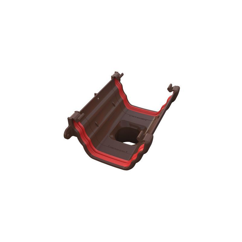 FREEFLOW OGEE RUNNING OUTLET LEATHER BROWN FRO605LB