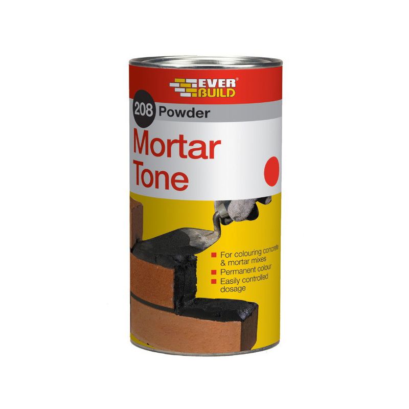 Everbuild Powder Mortar Tone 1Kg Red PMTRD1