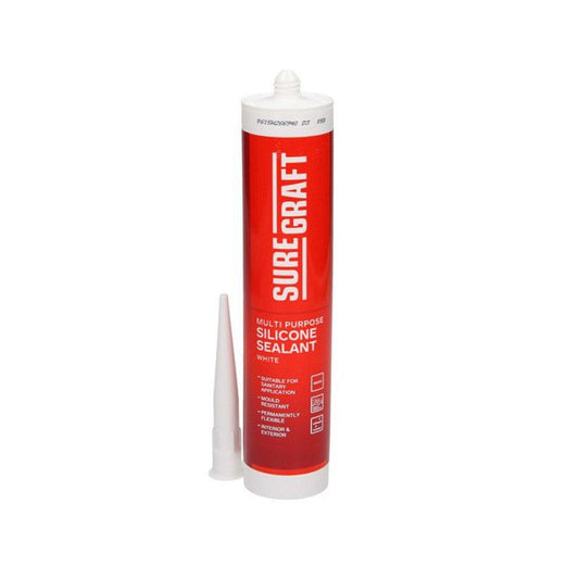 SUREGRAFT ALL PURPOSE SANITARY SILICONE WHITE 310M