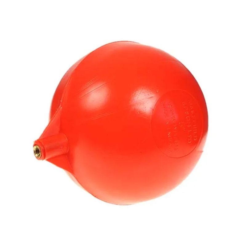 MASEFIELD BALL FLOAT 4.1/2" RED BRASS THREAD 5/16" 370209