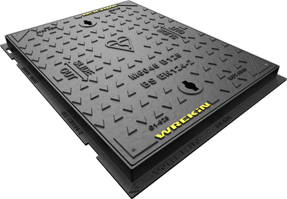 WREKIN (A86) 600 x 450 x 40mm D/IRON SOLID TOP COVER & FRAME B125 SAFESEAL RANGE DMS1B2/6045/K