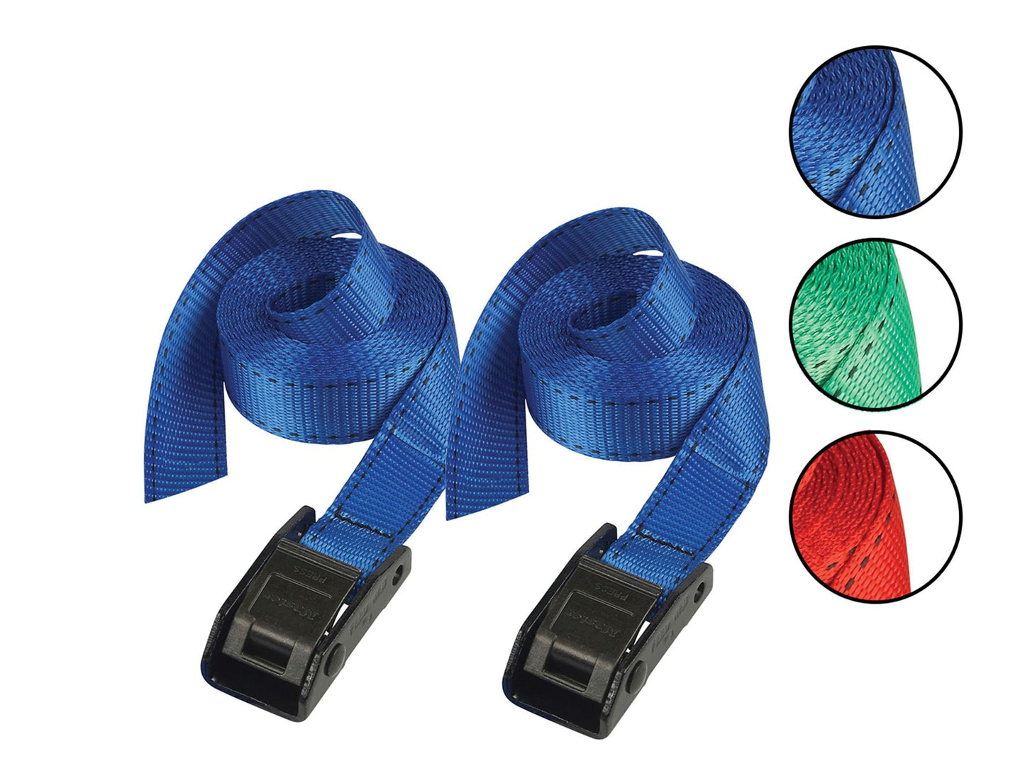 MASTERLOCK MLK3379ECOL LASHING STRAP 5m (PACK 2)