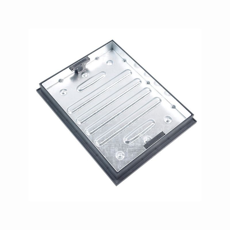 CLARK DRAIN GALV MANHOLE COVER RECESSED 600 x 450mm 10t 80mm DEEP CD790R/80