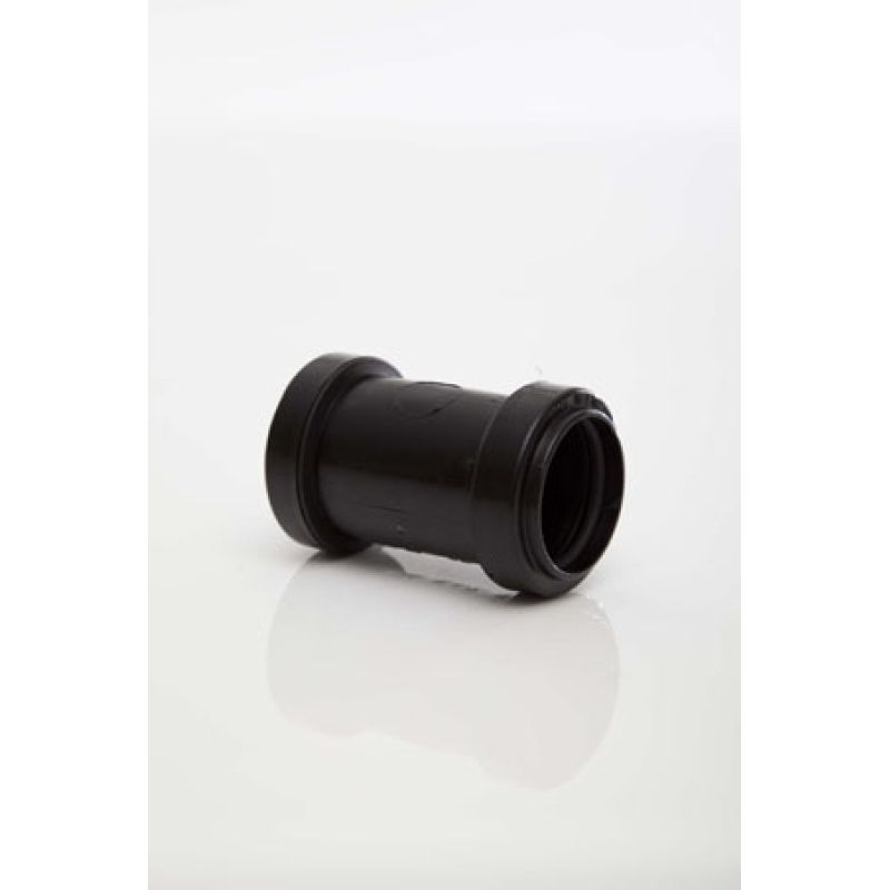 POLYPIPE PUSHFIT STRAIGHT COUPLING 32mm BROWN WP25BR