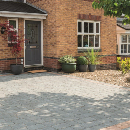 BRADSTONE MONKSBRIDGE 50mm MIXED SIZES BLOCK PAVING 9.6m2 PACK ROYALE 45025