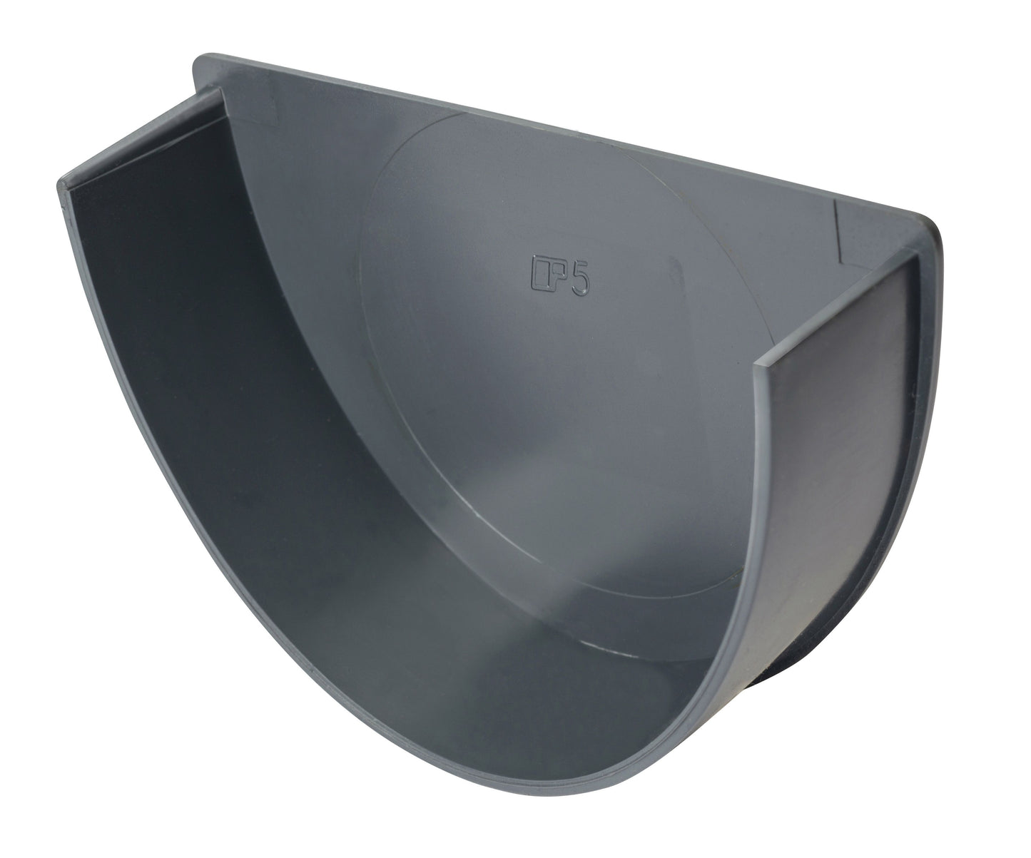 OSMADEEPLINE 9T910 PVCU GUTTER STOPEND INTERNAL 113mm 9T910AG ANTHRACTITE GREY