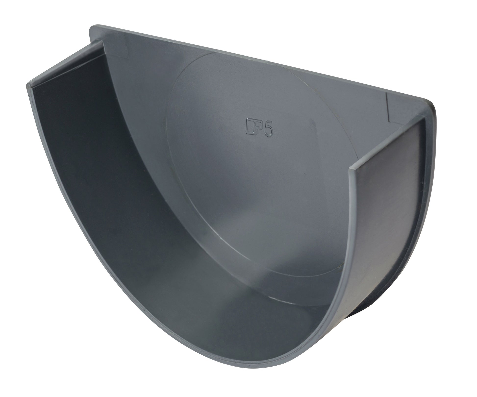 OSMADEEPLINE 9T910 PVCU GUTTER STOPEND INTERNAL 113mm 9T910AG ANTHRACTITE GREY